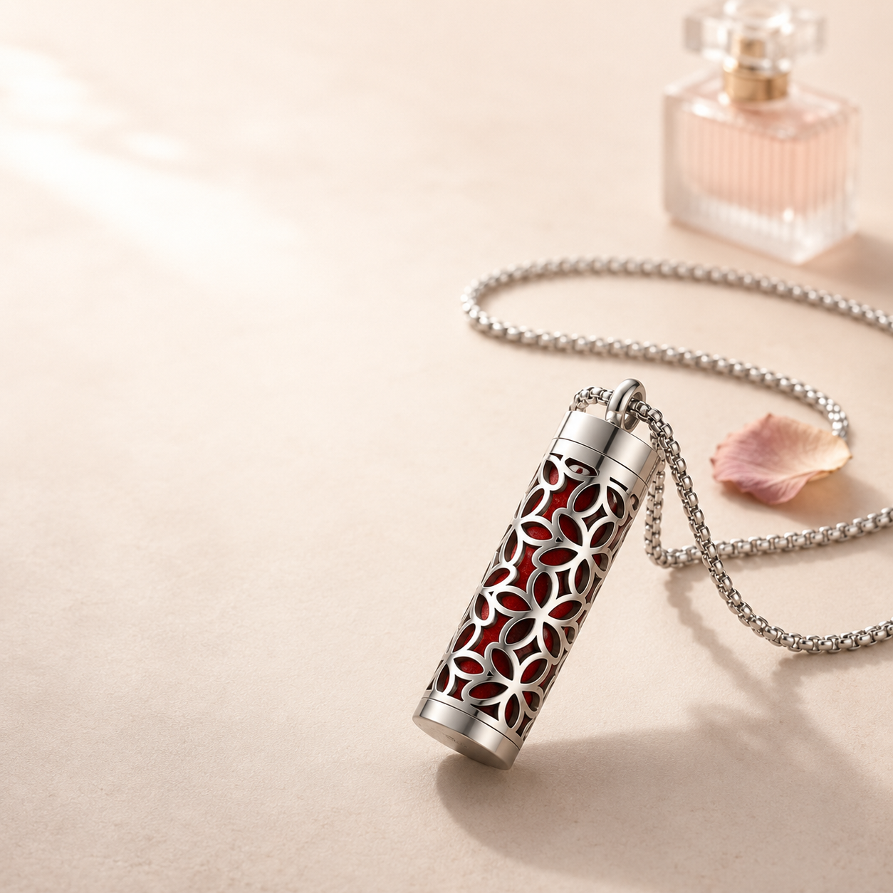 Refillable Perfume Necklace